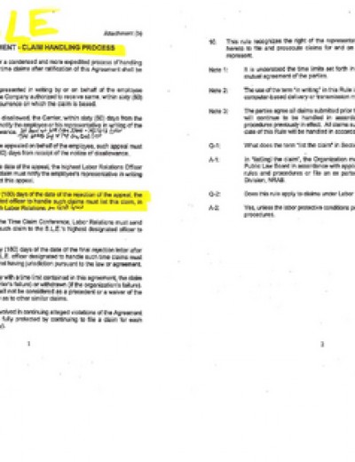 ENGINEER TIME CLAIM AGREEMENT