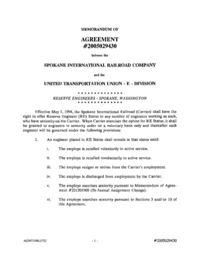 RESERVE ENGINEERS- SPOKANE