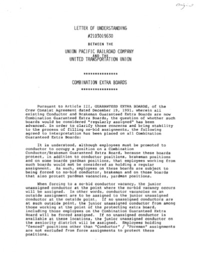 COMBINATION EXTRA BOARD: FORCING FROM