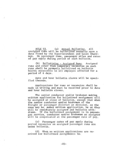 Rule 93: Bulletins- Annual