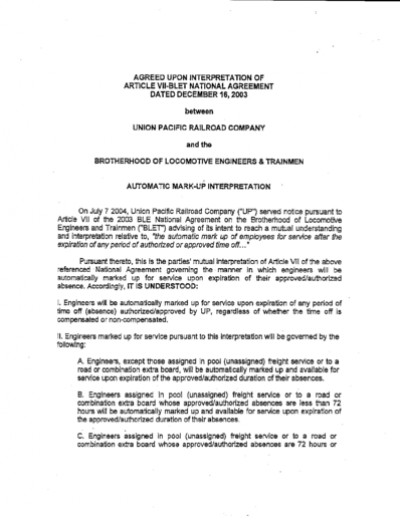 AUTOMATIC MARK-UP INTERPRETATION- BLE