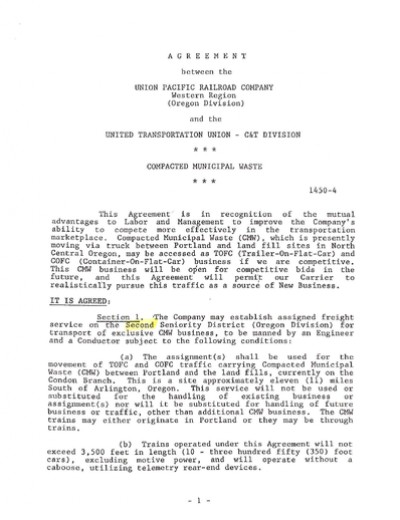 COMPACTED MUNICPAL WASTE